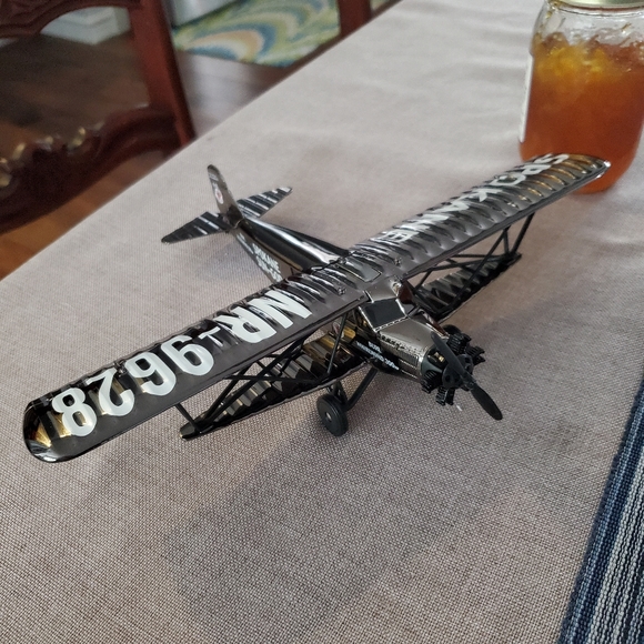 2001 TEXACO 1929 BUHL CA6 SESQUIPLANE SPOKANE SUN GOD COLLECTOR PLANE TOY BANK - Picture 15 of 16